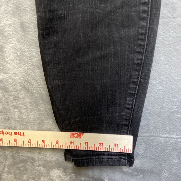 Torrid Premium Stretch Bombshell Skinny Distressed Jeans Women’s Size 18R Black - Picture 6 of 9